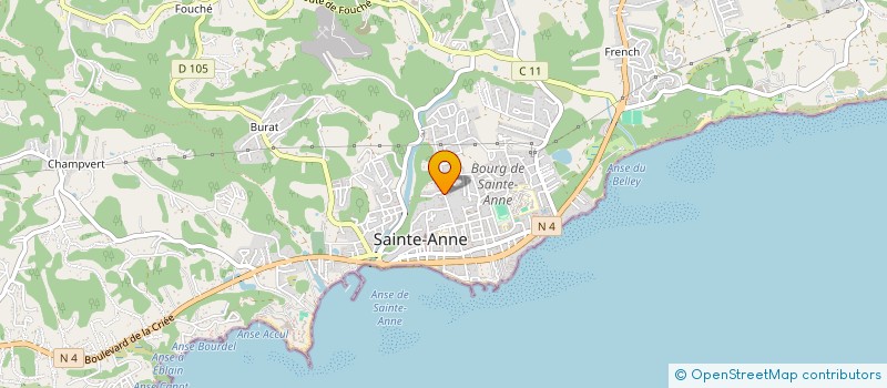 localisation de l'entreprise INDIVISION GARAPON CAROLINE ET MAUL WALTER  SAINTE-ANNE