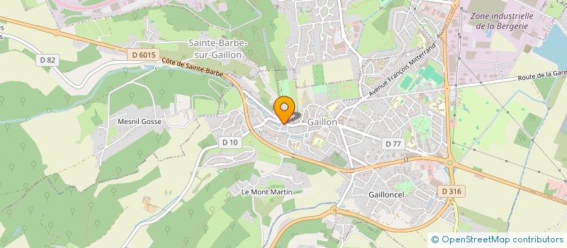 localisation de l'entreprise INDIVISION GARCIA  GAILLON