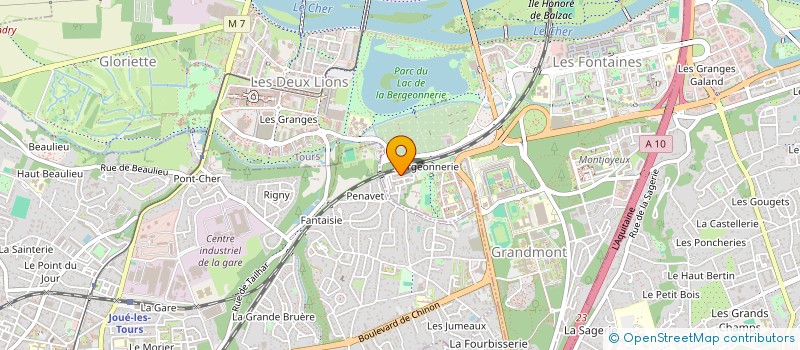 localisation de l'entreprise INDIVISION GARCIA-AUDOUIN  TOURS