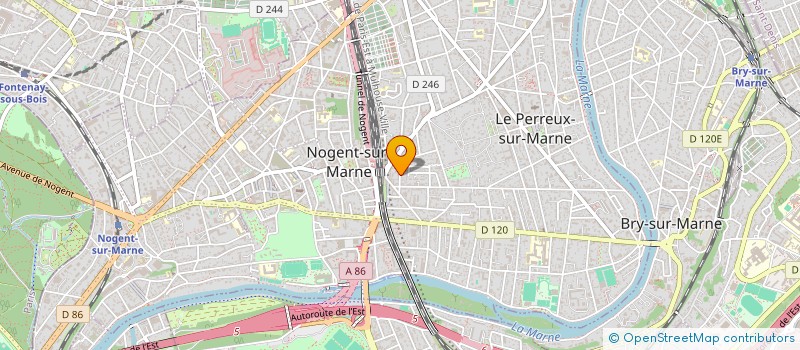 localisation de l'entreprise INDIVISION GARCIA YATES  LE PERREUX-SUR-MARNE