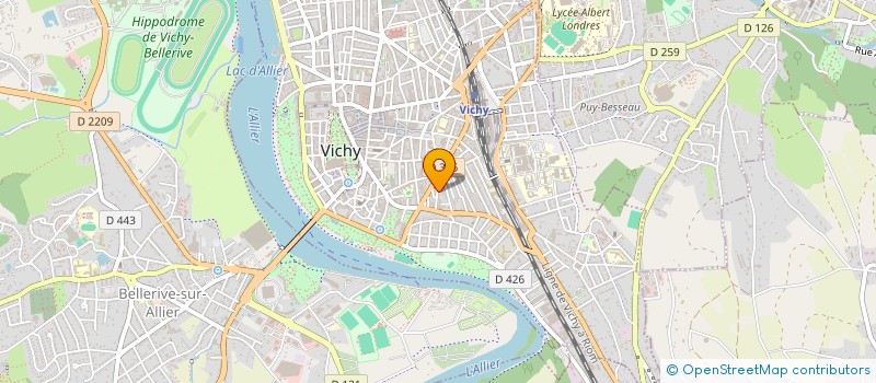 localisation de l'entreprise INDIVISION GARDE -GUILLANEUF à VICHY