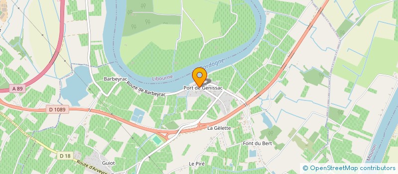 localisation de l'entreprise INDIVISION GARDEY-GUIGNARD  GENISSAC