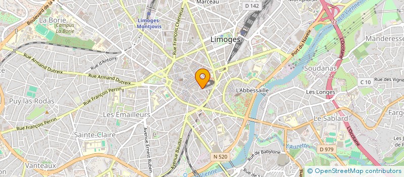 localisation de l'entreprise INDIVISION GAREL AUTEF à LIMOGES