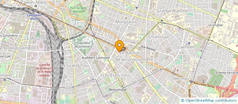 localisation de l'entreprise INDIVISION GARIN  LYON