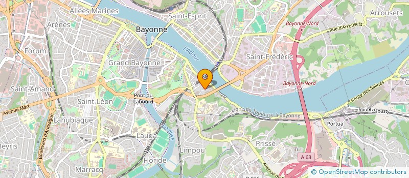 localisation de l'entreprise INDIVISION GARNIER à BAYONNE