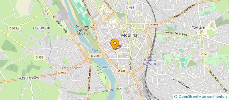 localisation de l'entreprise INDIVISION GARNIER à MOULINS