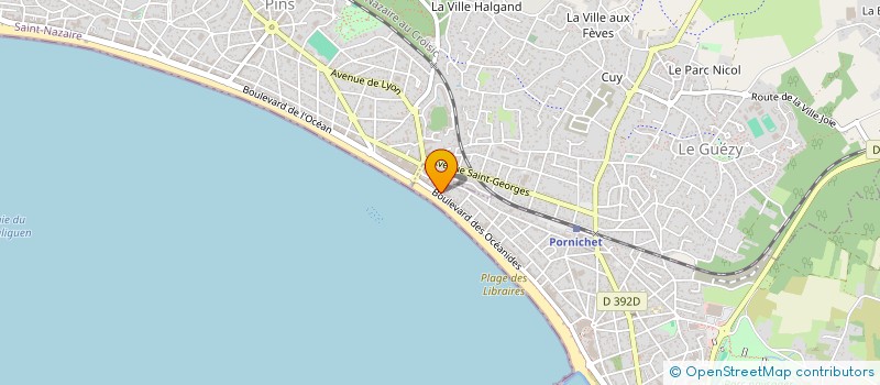 localisation de l'entreprise INDIVISION GARNIER ET PEREIRA HUEZO à PORNICHET