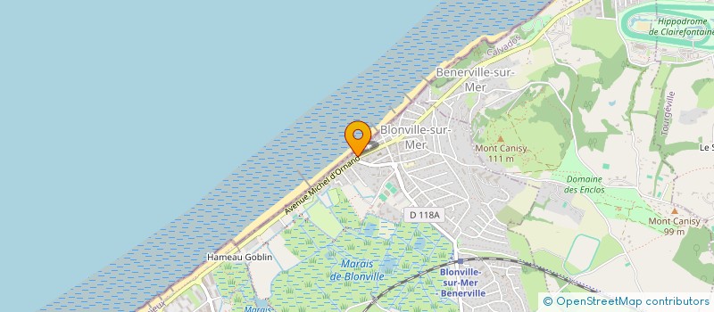 localisation de l'entreprise INDIVISION GARNIER LOUIS  BLONVILLE-SUR-MER