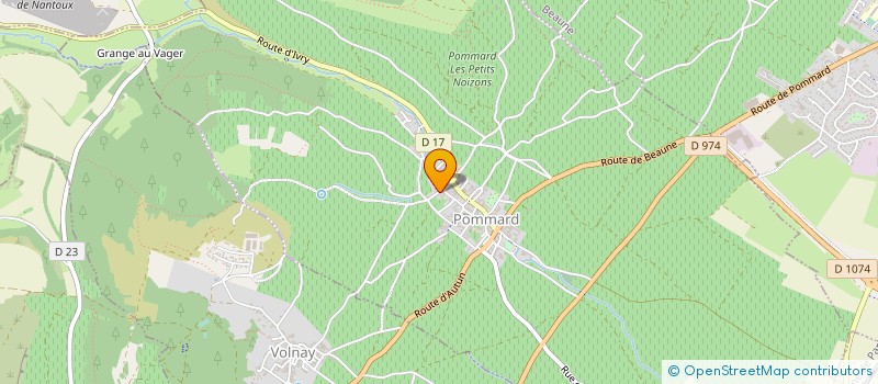 localisation de l'entreprise INDIVISION GARNIER-POIRIER à POMMARD