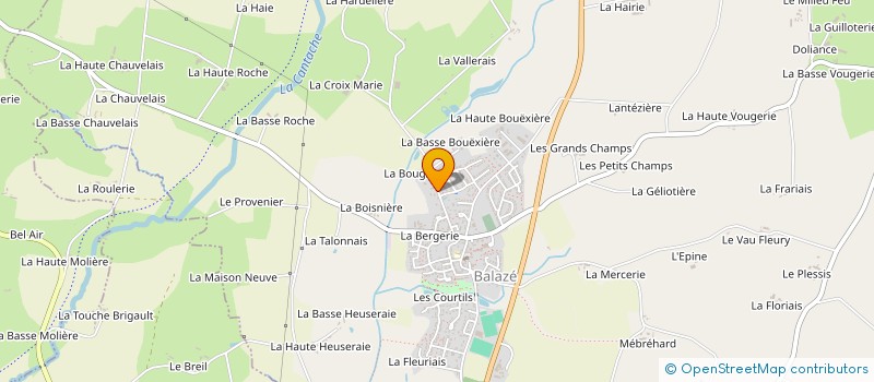 localisation de l'entreprise INDIVISION GARRAULT MARIE THERESE, GARRAULT ANTHONY GARRAULT NICOLAS GARRAULT SEBASTIEN  BALAZE