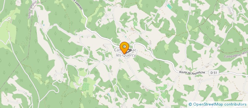 localisation de l'entreprise INDIVISION GARRIGOU JEAN MARIE  CAMPAGNAC-LES-QUERCY