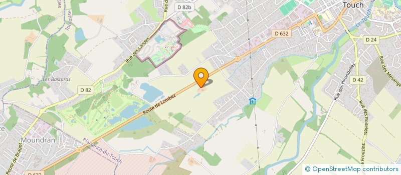 localisation de l'entreprise INDIVISION GARROS  PLAISANCE-DU-TOUCH