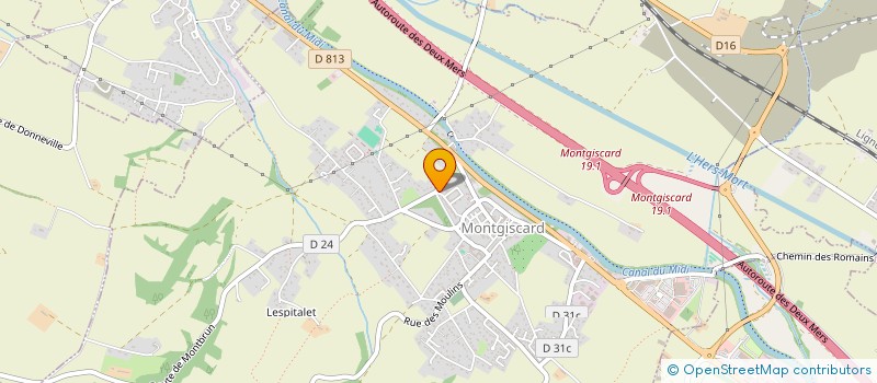 localisation de l'entreprise INDIVISION GARY  MONTGISCARD