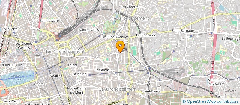 localisation de l'entreprise INDIVISION GASCON  MARSEILLE