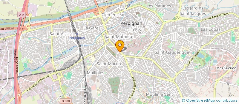 localisation de l'entreprise INDIVISION GASPARD MADURELL  PERPIGNAN