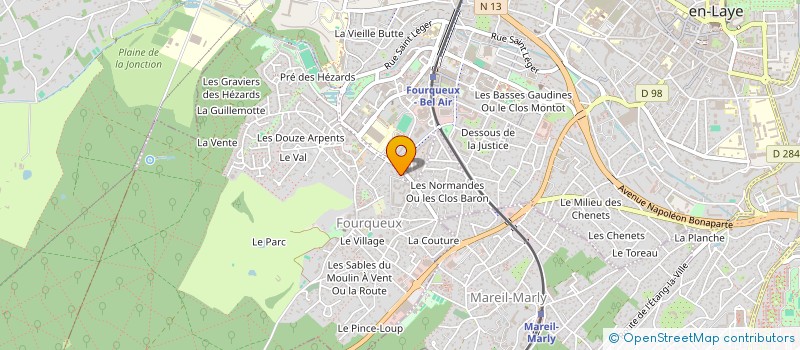 localisation de l'entreprise INDIVISION GASPERI VALERA  SAINT-GERMAIN-EN-LAYE