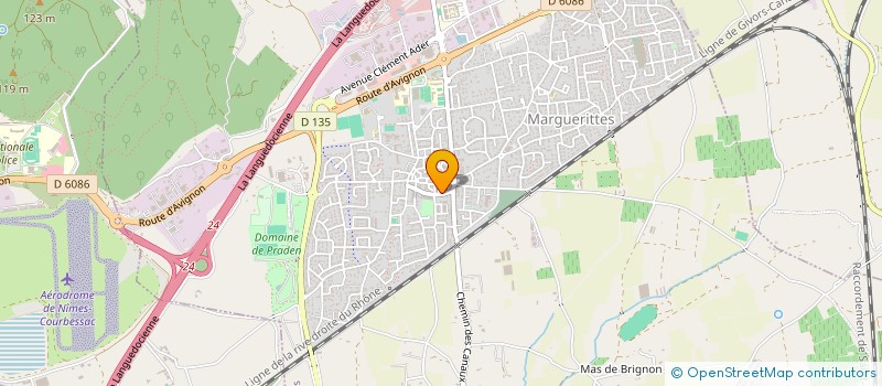 localisation de l'entreprise INDIVISION GASQUET LA VALLE  MARGUERITTES