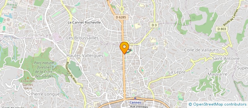 localisation de l'entreprise INDIVISION GASSE/HEBERT  CANNES