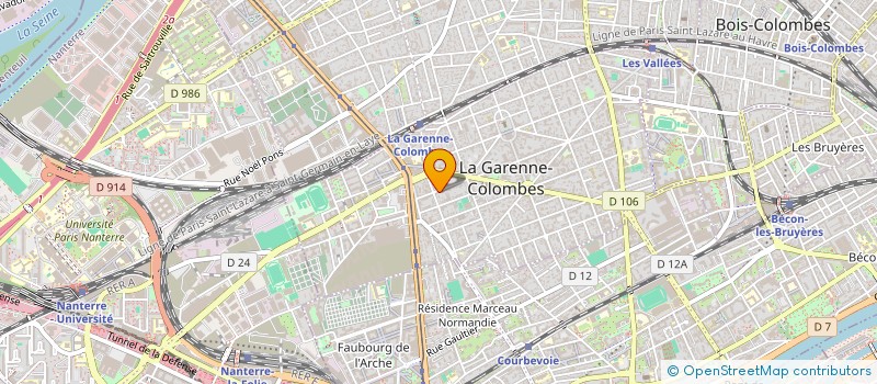 localisation de l'entreprise INDIVISION GASSIAT BENOIT ET LEQUEPEYS FLORENCE à LA GARENNE-COLOMBES