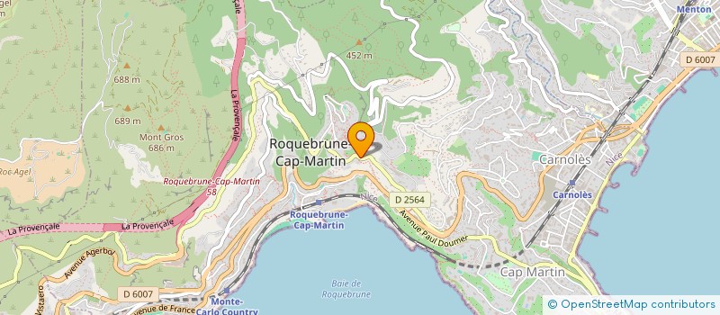 localisation de l'entreprise INDIVISION GASTALDI à ROQUEBRUNE-CAP-MARTIN