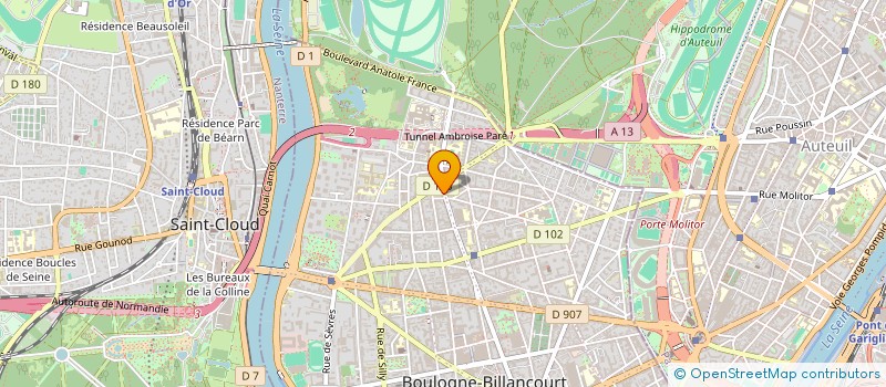 localisation de l'entreprise INDIVISION GASTEBOIS à BOULOGNE-BILLANCOURT