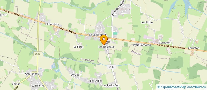 localisation de l'entreprise INDIVISION GATINET / BOYADJIAN  CONFRANCON