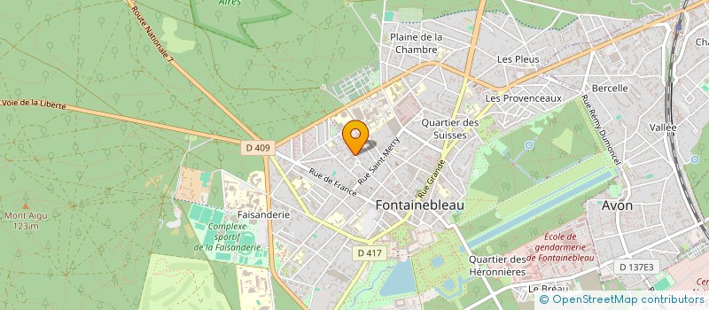 localisation de l'entreprise INDIVISION GATINOIS à FONTAINEBLEAU