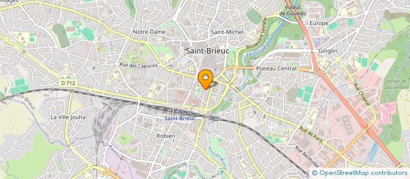 localisation de l'entreprise INDIVISION GAUBERT RAULT à SAINT-BRIEUC