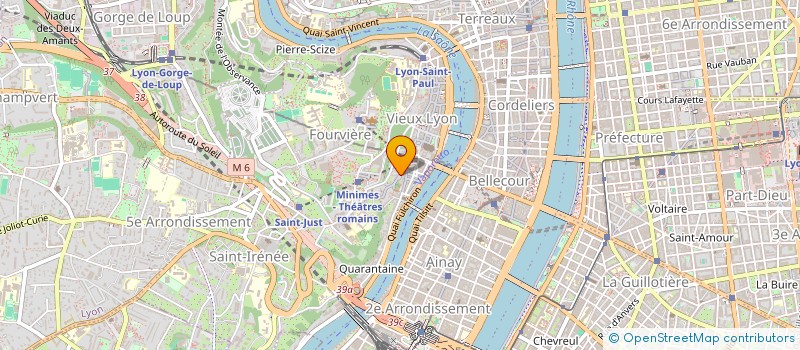 localisation de l'entreprise INDIVISION GAUDIN BAUP à LYON