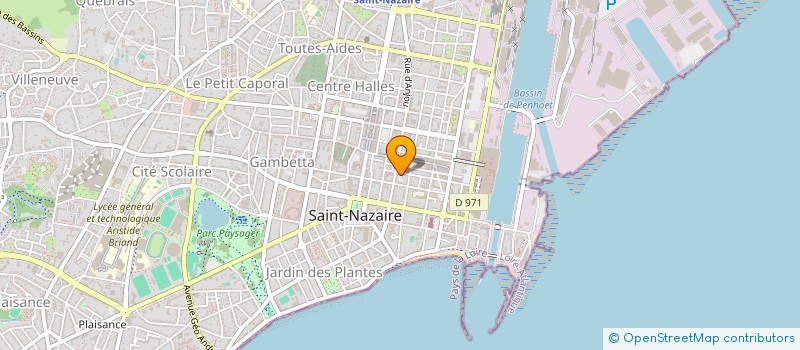 localisation de l'entreprise INDIVISION GAUDIN VOLANT  SAINT-NAZAIRE