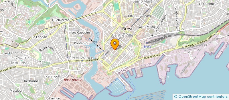 localisation de l'entreprise INDIVISION GAUDRY à BREST