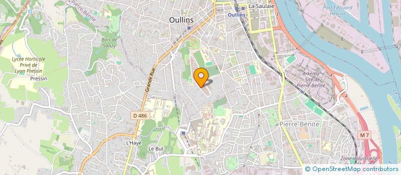 localisation de l'entreprise INDIVISION GAULARD-TOGNARELLI  OULLINS-PIERRE-BENITE