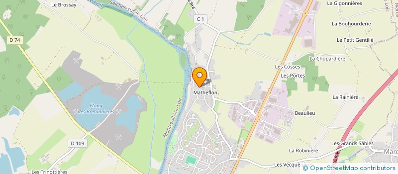 localisation de l'entreprise INDIVISION GAULTIER  MAZE-MILON