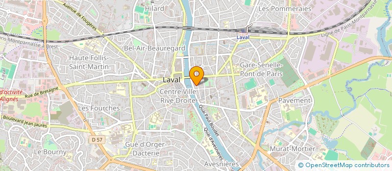 localisation de l'entreprise INDIVISION GAUME à LAVAL