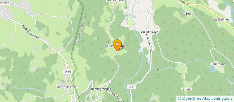 localisation de l'entreprise INDIVISION GAUNAND-MATHIEU  GRANGES-AUMONTZEY