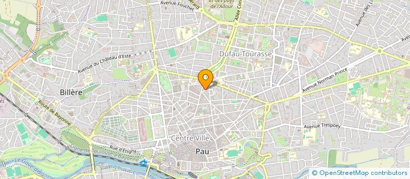 localisation de l'entreprise INDIVISION GAURIAU AIGUILLON à PAU