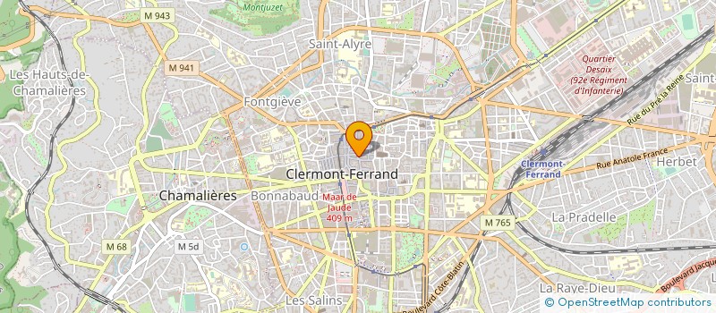 localisation de l'entreprise INDIVISION GAUSSINSE à CLERMONT-FERRAND