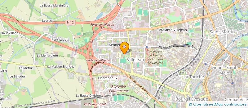 localisation de l'entreprise INDIVISION GAUTHIER CATHERINE ET PINARD JACQUES  RENNES