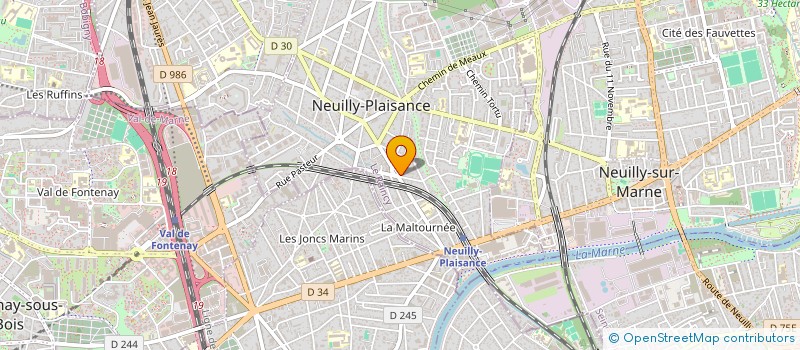 localisation de l'entreprise INDIVISION GAUTHIER JEAN FRANCOIS à NEUILLY-PLAISANCE