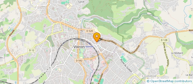 localisation de l'entreprise INDIVISION GAUTIER à VOIRON