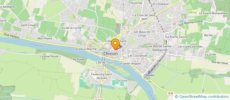 localisation de l'entreprise INDIVISION GAUTIER-BRENE  CHINON
