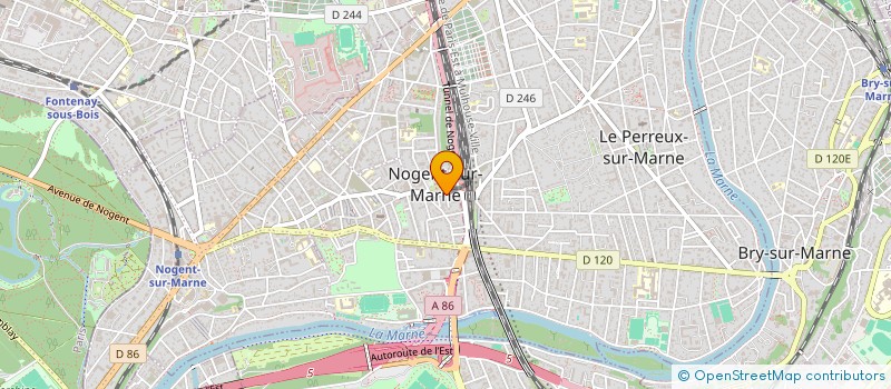 localisation de l'entreprise INDIVISION GAUTIER-CHANSSARD  NOGENT-SUR-MARNE