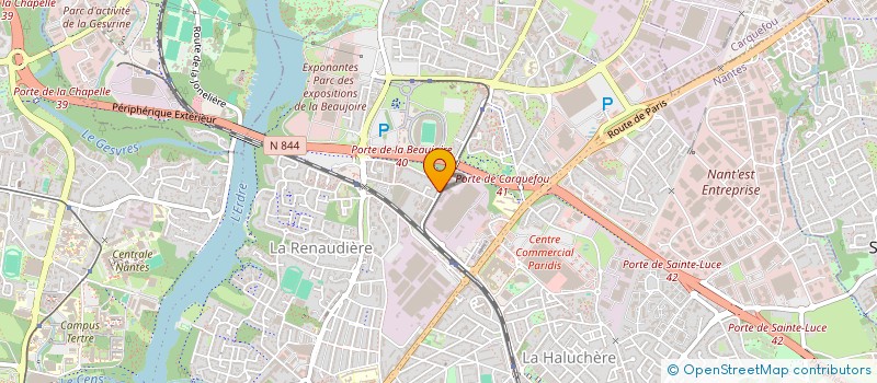 localisation de l'entreprise INDIVISION GAUTIER LARDEUX  NANTES
