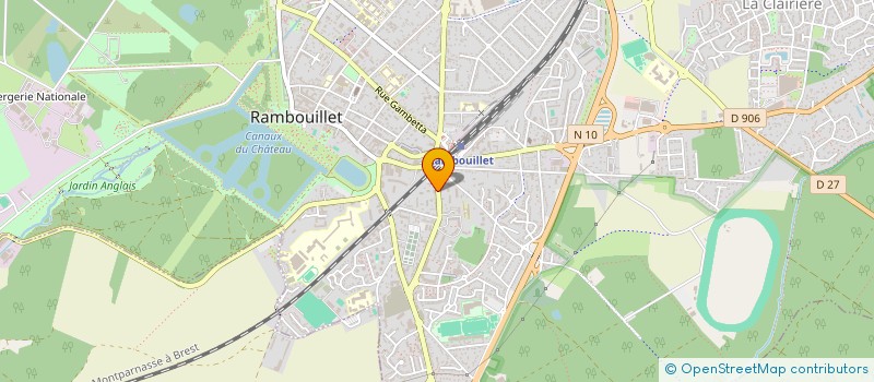 localisation de l'entreprise INDIVISION GAUTIER MARIE-CLAIRE ET ALPHONSE  RAMBOUILLET