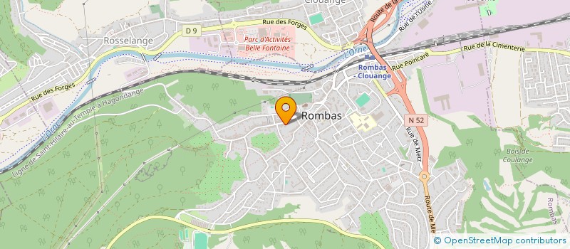 localisation de l'entreprise INDIVISION GAUVIN - EDER  ROMBAS