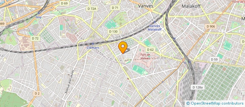 localisation de l'entreprise INDIVISION GAVREL PASCAL ET PASCALE  MALAKOFF