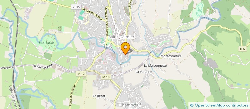 localisation de l'entreprise INDIVISION GAY  SAINT-GALMIER