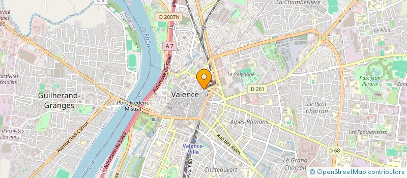 localisation de l'entreprise INDIVISION GAY CAZOTTES à VALENCE
