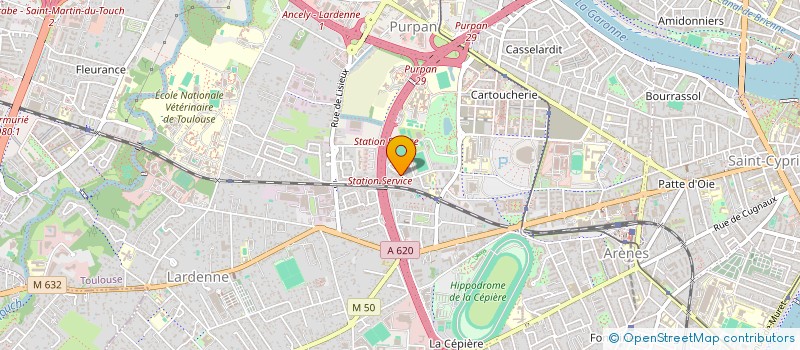 localisation de l'entreprise INDIVISION GAYRAUD-FERRE  TOULOUSE