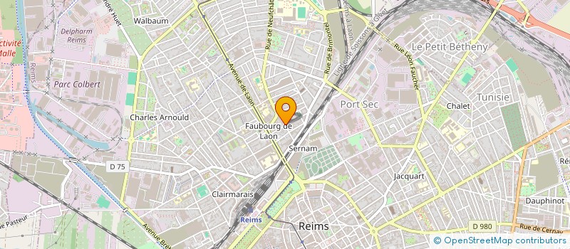 localisation de l'entreprise INDIVISION GE BAUDOIN  REIMS